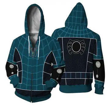 Spider-Man: Into the Spider-Verse Miles Morales Hoodies Sweatshirts Cosplay Superhero Spider-Man Hoodies Jacket Venom Jacket 
Spider-Man: Into the Spider-Verse Miles Morales Hoodies Sweatshirts Cosplay Superhero Spider-Man Hoodies Jacket Venom Jacket