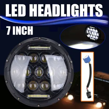 Vehemo 7Inch Angel Eyes Auto LED Headlight Lighting Assembly LED Headlight High Power Car LED Headlight Automobile Replacement
Vehemo 7Inch Angel Eyes Auto LED Headlight Lighting Assembly LED Headlight High Power Car LED Headlight Automobile Replacement