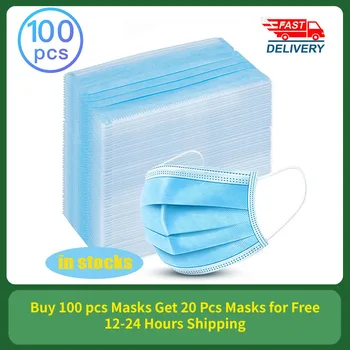 100 Pcs Disposable Mask Medical Mask 3 Layer Meltblown Face Mask Medical Masks Ear Loop Surgical Mask Breathable Health Mask
100 Pcs Disposable Mask Medical Mask 3 Layer Meltblown Face Mask Medical Masks Ear Loop Surgical Mask Breathable Health Mask