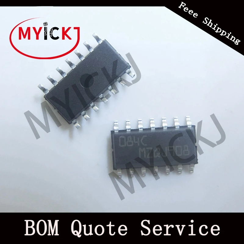10PCS TL084CDT General purpose JFET quad operational amplifier IC CHIP SOP14 | Лампы и освещение