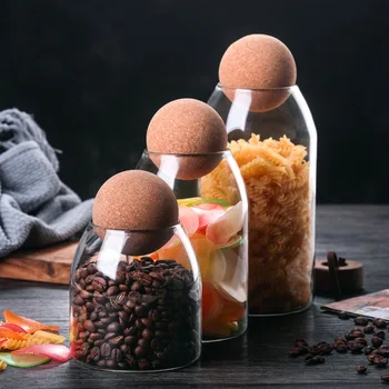 Borosilicate Transparent Lead-Free Glass Sealed Can Storage Tank Grains Storage Jar Creative Cork Tea Containers
Borosilicate Transparent Lead-Free Glass Sealed Can Storage Tank Grains Storage Jar Creative Cork Tea Containers
