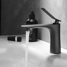 Minimalist Style Toilet Washbasin Faucet All Copper Bathroom Cabinet Faucet Hot And Cold Switching Water Soft Gray / Black
Minimalist Style Toilet Washbasin Faucet All Copper Bathroom Cabinet Faucet Hot And Cold Switching Water Soft Gray / Black