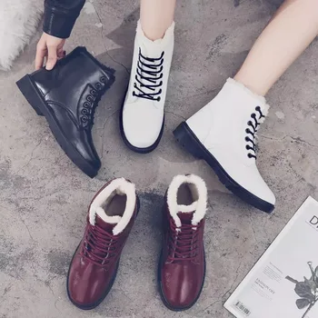 2019 hot sale Warm Ankle boots winter boots women Rubber work shoes warm fur snow boots women wear-resistant sneakers black
2019 hot sale Warm Ankle boots winter boots women Rubber work shoes warm fur snow boots women wear-resistant sneakers black