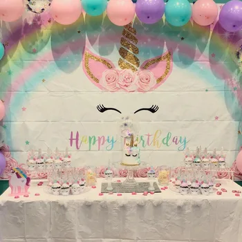 Magical Unicorn Backdrop Gold Unicorn Pastel Rainbow Photo Background Pink Floral Smiling Unicorn Face Photography Backdrops
Magical Unicorn Backdrop Gold Unicorn Pastel Rainbow Photo Background Pink Floral Smiling Unicorn Face Photography Backdrops