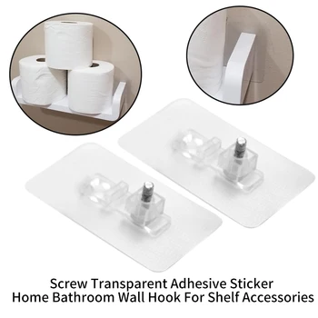 PVC Multifunctional Adhesive Sticker Accessories For Shelf Bedroom Hardware Transparent Home Bathroom Wall Hook Waterproof Screw 
PVC Multifunctional Adhesive Sticker Accessories For Shelf Bedroom Hardware Transparent Home Bathroom Wall Hook Waterproof Screw