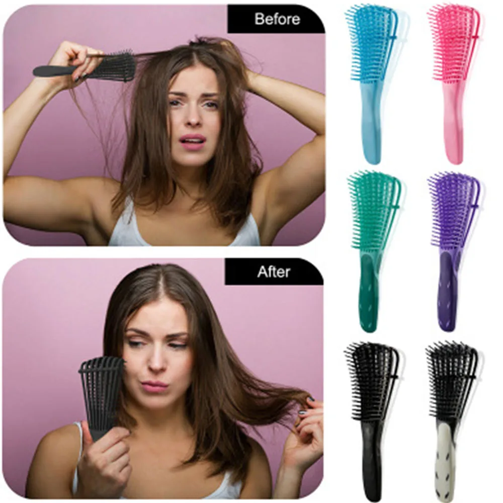 Detangling Plastic Hair Brush Scalp Massage Detangler Wet Curly Comb Women Health Care Reduce Fatigue Hairbrush Styling Tools
Detangling Plastic Hair Brush Scalp Massage Detangler Wet Curly Comb Women Health Care Reduce Fatigue Hairbrush Styling Tools
