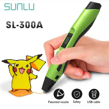 SUNLU 3D Intelligent Drawing Printing Pen Include 3m PCL Filament 3D Printing Pen Support PLA/ABS/PCL Filament As Birthday Gift
SUNLU 3D Intelligent Drawing Printing Pen Include 3m PCL Filament 3D Printing Pen Support PLA/ABS/PCL Filament As Birthday Gift