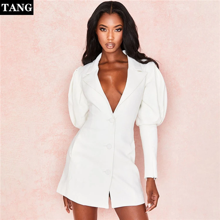 2019 New Fashion Women Long Sleeve Blazer Cardigan Suit Solid color V-neck puff sleeve button suit casual jacket
2019 New Fashion Women Long Sleeve Blazer Cardigan Suit Solid color V-neck puff sleeve button suit casual jacket