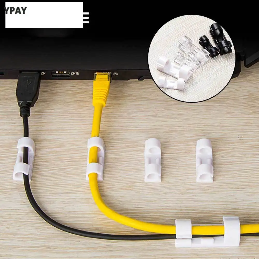 20 pcs Cable Organizer Clips Wire Cable Management Desktop & Workstation USB Charging Data Cord Line Winder Sleeve Holder
20 pcs Cable Organizer Clips Wire Cable Management Desktop & Workstation USB Charging Data Cord Line Winder Sleeve Holder