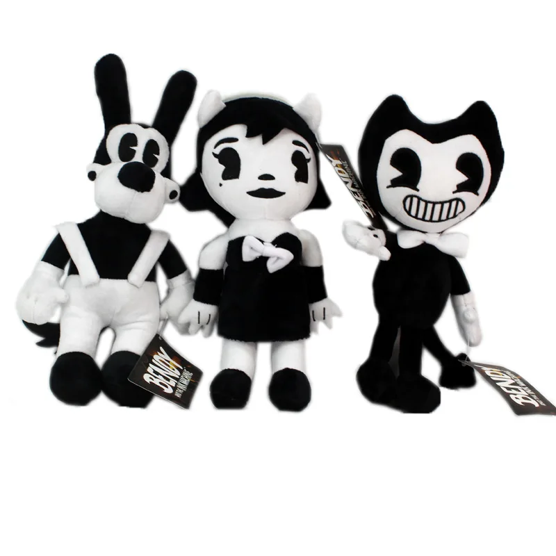 ZGY 30CM Thriller Game Plush Toys Anime figure BANDY AND PRINTED MACHINE Dolls Soft Stuffed Toy For Children kids Halloween Gift