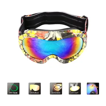 Children Double Lens Ski Goggles Anti-fog UV400 for Outdoor Sports Skiing Goggles Snow Snowboard Protective Glasses Eyewear
Children Double Lens Ski Goggles Anti-fog UV400 for Outdoor Sports Skiing Goggles Snow Snowboard Protective Glasses Eyewear