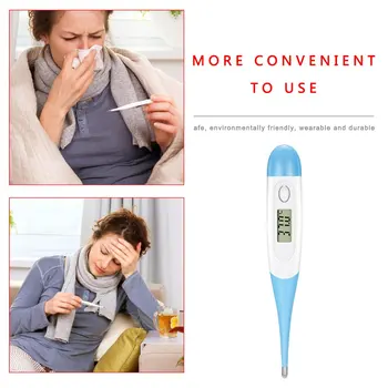 Child Adult Body Digital LCD Thermometer Temperature Measurement Accuracy Measure Child Electronic Thermometer
Child Adult Body Digital LCD Thermometer Temperature Measurement Accuracy Measure Child Electronic Thermometer