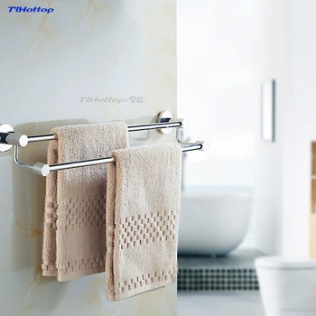 Tlhottop Wall-mounted 304 Stainless Steel Double Towel Bars Towel Racks Towel Holder 60CM Bathroom Products For Home YJ-7559 
Tlhottop Wall-mounted 304 Stainless Steel Double Towel Bars Towel Racks Towel Holder 60CM Bathroom Products For Home YJ-7559