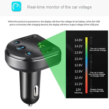 Bluetooth Wireless Car USB Charger FM Transmitter Wireless Radio Adapter MP3 Player Car Charger Adapter Cigarette Lighter Power
Bluetooth Wireless Car USB Charger FM Transmitter Wireless Radio Adapter MP3 Player Car Charger Adapter Cigarette Lighter Power