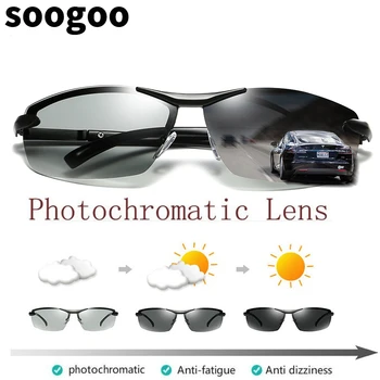 AORON Photochromic Polarized Sunglasses Men Discoloration Eyewear Anti Glare UV400 Glasses Driving Goggles Oculos
AORON Photochromic Polarized Sunglasses Men Discoloration Eyewear Anti Glare UV400 Glasses Driving Goggles Oculos