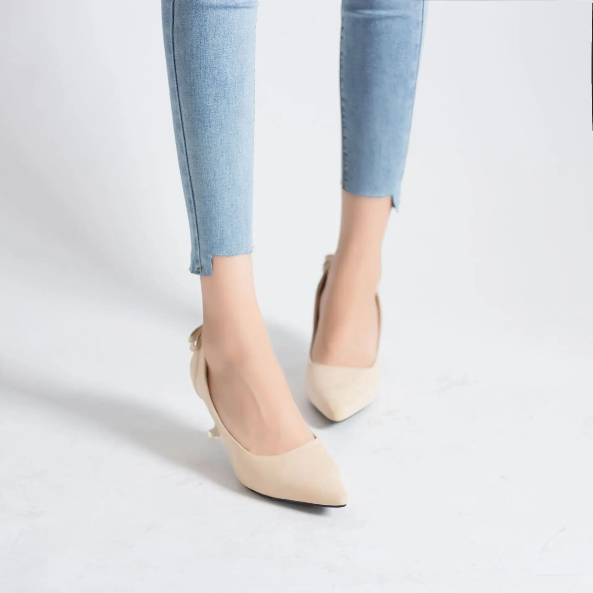 733-3 Low-Cut High Heel Shoes Work Autumn Shoes Women's 2019 New Style Korean-style Bow Spring Pointed-Toe WOMEN'S Shoes
733-3 Low-Cut High Heel Shoes Work Autumn Shoes Women's 2019 New Style Korean-style Bow Spring Pointed-Toe WOMEN'S Shoes