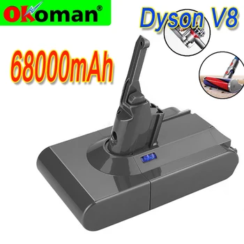 68000mAh 21.6V Battery For Dyson V8 Battery for Dyson V8 Absolute /Fluffy/Animal/ Li-ion Vacuum Cleaner rechargeable Battery
68000mAh 21.6V Battery For Dyson V8 Battery for Dyson V8 Absolute /Fluffy/Animal/ Li-ion Vacuum Cleaner rechargeable Battery