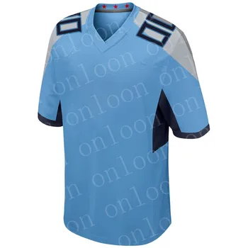 Youth Light Blue American football Tennessee Jersey Derrick Henry Marcus Mariota Aj Brown Ryan Tannehill Kevin Byard Jerseys