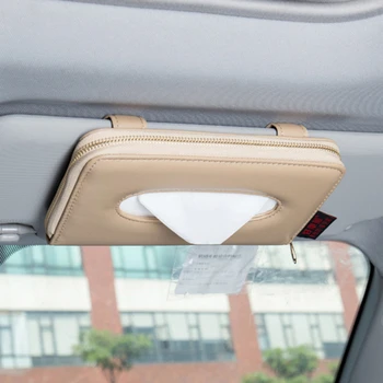 Automobile Sun Visor PU Leather Tissue Box Single-Layer Clip Buckle Car Tissue Box Hanging Car Interior Accessories
Automobile Sun Visor PU Leather Tissue Box Single-Layer Clip Buckle Car Tissue Box Hanging Car Interior Accessories