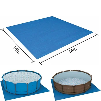 488*488cm Ground Cloth 16 FT Swimming Pool Floor Protector Ground Cloth Outdoor Lawn Cover Square Mat Outdoor Garden Supplies
488*488cm Ground Cloth 16 FT Swimming Pool Floor Protector Ground Cloth Outdoor Lawn Cover Square Mat Outdoor Garden Supplies