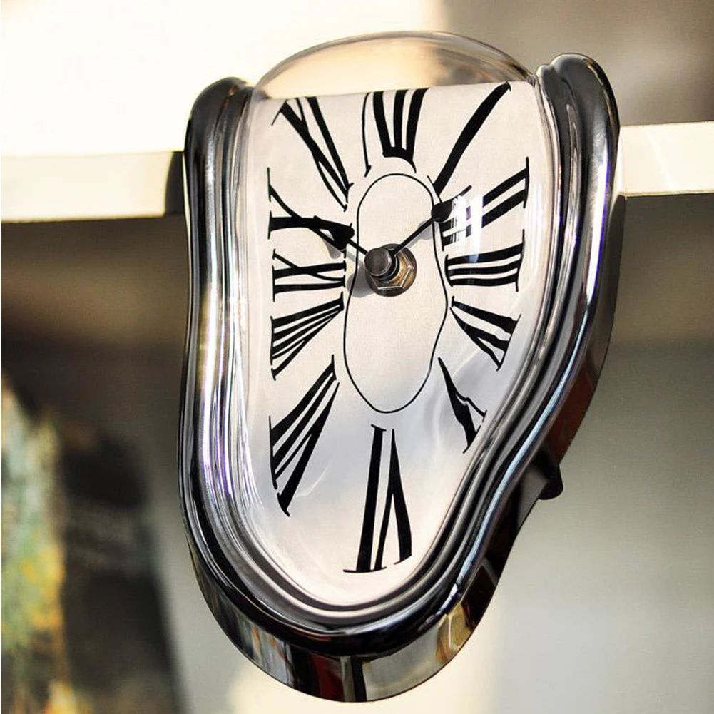 Distorted Desk Clock Table Melting Wall Clock Time Flow Decorative Funny Salvador Dali Style
Distorted Desk Clock Table Melting Wall Clock Time Flow Decorative Funny Salvador Dali Style