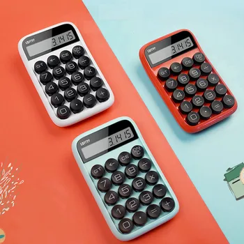 Retro Calculator 3 Colors Disabled Decompression Separable Keycap Off Smart Mini Trumpet Portable Student Office Calculation
Retro Calculator 3 Colors Disabled Decompression Separable Keycap Off Smart Mini Trumpet Portable Student Office Calculation