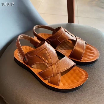 Men Leather Sandals Summer Classic Men Shoes Slippers Soft Sandals Men Roman Comfortable Walking Footwear
Men Leather Sandals Summer Classic Men Shoes Slippers Soft Sandals Men Roman Comfortable Walking Footwear