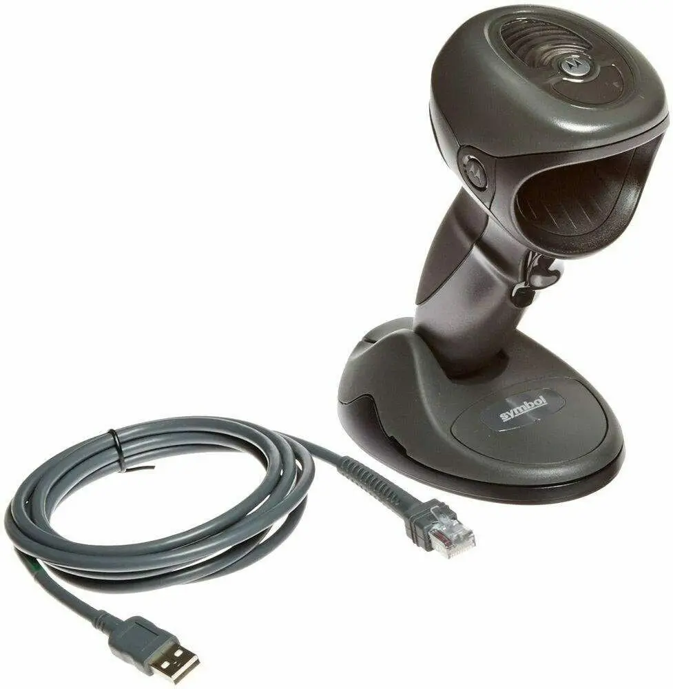 Ручной сканер штрих-кодов Zebra DS9808 1D/2D с USB-кабелем | Компьютеры и офис