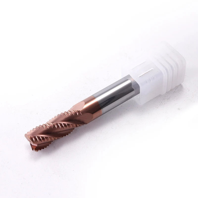 ZGT Cnc Endmill Roughing Milling Cutter Metal Cutter HRC55 4 Flutes Alloy Carbide Roughing End Mills Milling Tools 4mm 6mm 8mm
ZGT Cnc Endmill Roughing Milling Cutter Metal Cutter HRC55 4 Flutes Alloy Carbide Roughing End Mills Milling Tools 4mm 6mm 8mm