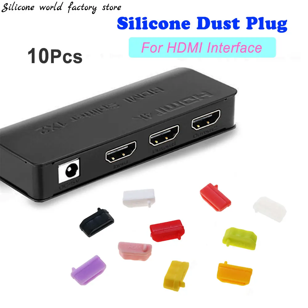 Silicone world 10Pcs Silicone Dust Plug Cover Stopper Universal Dustproof USB Port HDMI Interface Cover For LaptopPC Accessories
Silicone world 10Pcs Silicone Dust Plug Cover Stopper Universal Dustproof USB Port HDMI Interface Cover For LaptopPC Accessories