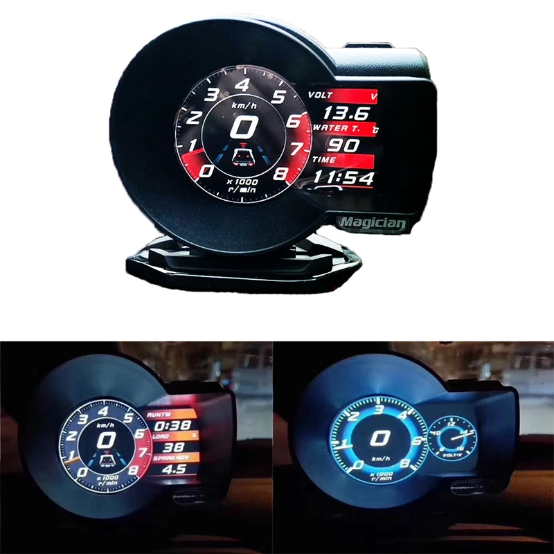 Professional OBD Head Up Display Multifunction Car Digital Boost Gauge Voltage Speed Meter Water Temp Alarm Auto Diagnostic Tool
Professional OBD Head Up Display Multifunction Car Digital Boost Gauge Voltage Speed Meter Water Temp Alarm Auto Diagnostic Tool