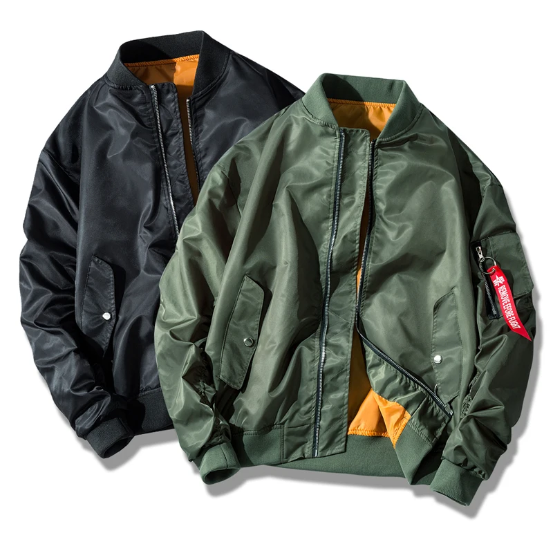 Men Jackets clothes MA1 Army Bomber Jackets Vintage Windbreaker Jackets Autumn Hip Hop Streetwear neutral Casual
Men Jackets clothes MA1 Army Bomber Jackets Vintage Windbreaker Jackets Autumn Hip Hop Streetwear neutral Casual
