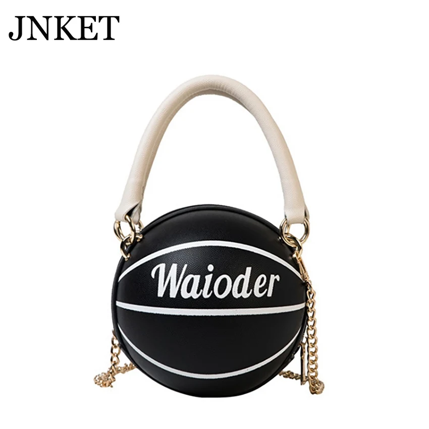 JNKET New Fashion Women's Basketball bag Round bag Chain Shoulder Bag Handbag Casual Sling Bag Crossbody Bag
JNKET New Fashion Women's Basketball bag Round bag Chain Shoulder Bag Handbag Casual Sling Bag Crossbody Bag