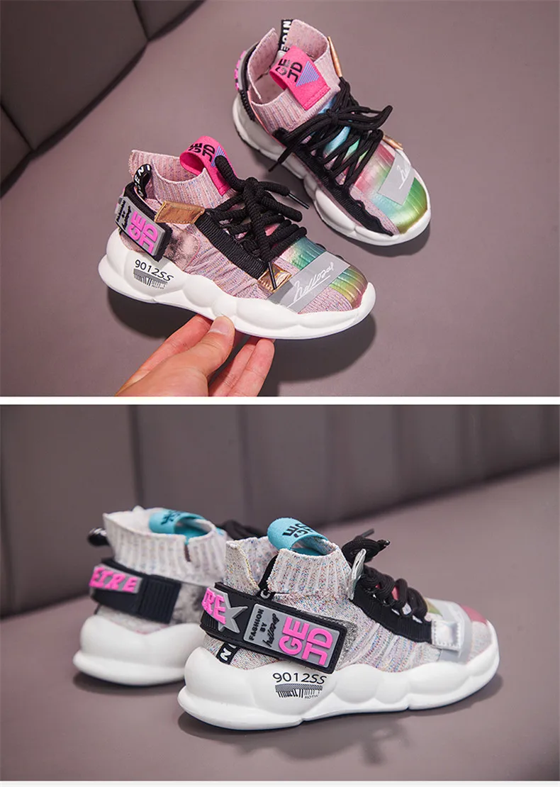 2019 Autumn Kids sneakers Girls shoes Boys Fashion Casual Children Shoes for Girl Sport Running Child Shoes Chaussure Enfant (9)