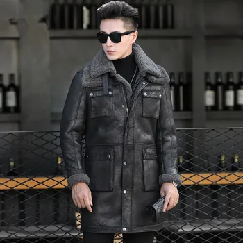 2020 Genuine Leather Wool Fur Winter Jacket Real Sheepskin Coat for Men Warm Long Jackets L18-6102 MY1766
2020 Genuine Leather Wool Fur Winter Jacket Real Sheepskin Coat for Men Warm Long Jackets L18-6102 MY1766