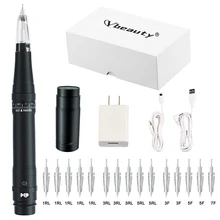 Microblading Machine Set Permanent Makeup Eyeliner Lip Eyebrow Machine Wireless PMU Machine Pen With Cartridge Needles
Microblading Machine Set Permanent Makeup Eyeliner Lip Eyebrow Machine Wireless PMU Machine Pen With Cartridge Needles