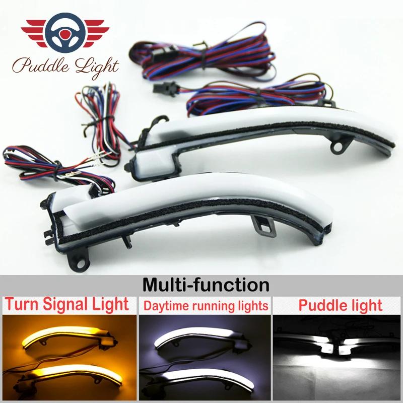 Multifunctional Rearview Mirror Light LED Turn Signal Running Light + DRL + Puddle light For BMW I3 E84 F01 F07 F10 F11 F80 F82
Multifunctional Rearview Mirror Light LED Turn Signal Running Light + DRL + Puddle light For BMW I3 E84 F01 F07 F10 F11 F80 F82