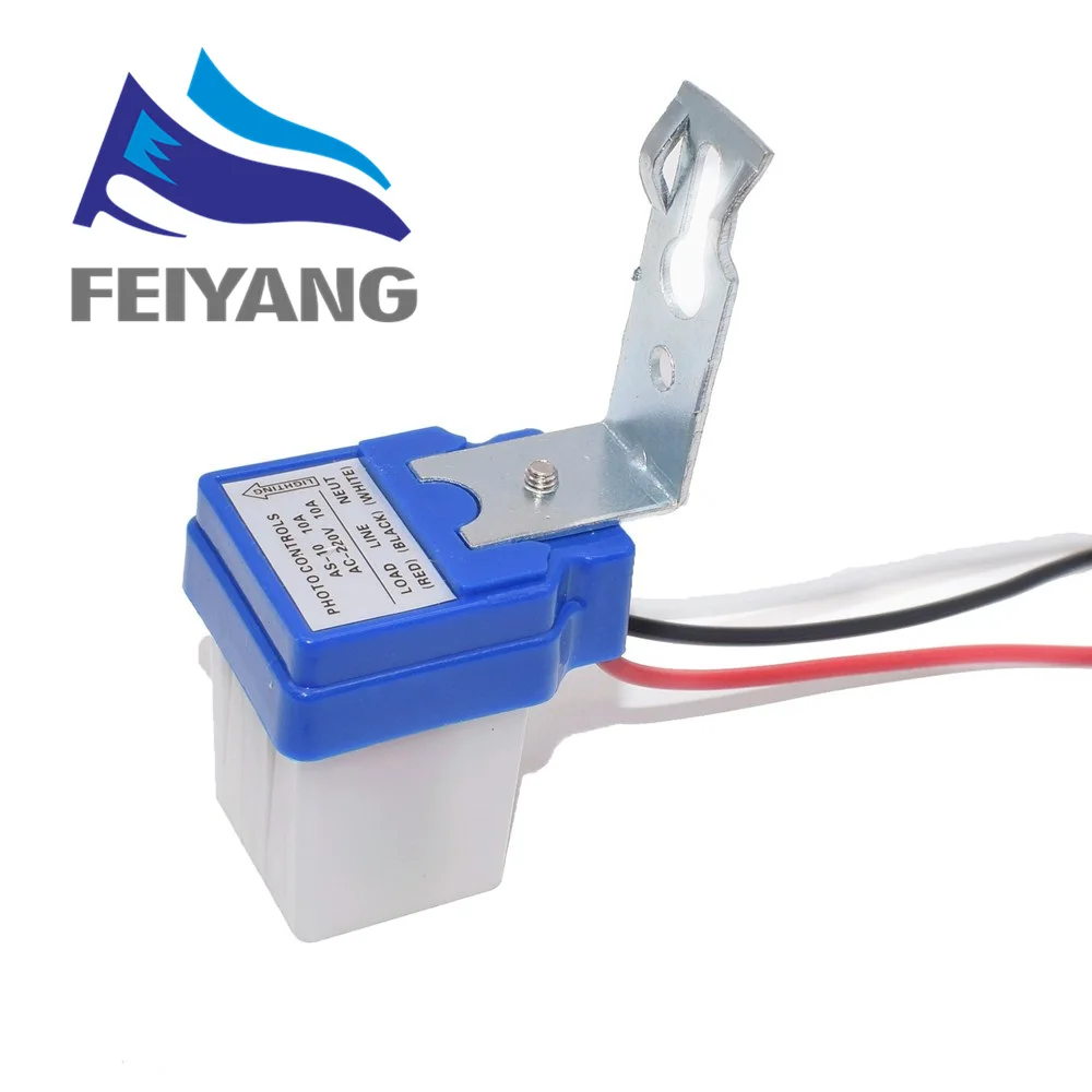 1PCS Automatic Auto On Off Photocell Street Light Switch DC AC 220V 50-60Hz 10A Photo Control Photoswitch Sensor Switch
1PCS Automatic Auto On Off Photocell Street Light Switch DC AC 220V 50-60Hz 10A Photo Control Photoswitch Sensor Switch