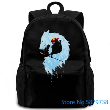 s Princess Mononoke Wolf Black Studio Ghibli Hayao Miyazaki Geek Novelty Printed women men backpack laptop travel school
s Princess Mononoke Wolf Black Studio Ghibli Hayao Miyazaki Geek Novelty Printed women men backpack laptop travel school