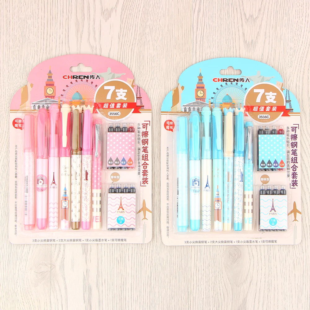 Business Erasable Fountain Pen Refills with Ink Sac for Kids Students Gift Korean Stationery Office School Supplies
Business Erasable Fountain Pen Refills with Ink Sac for Kids Students Gift Korean Stationery Office School Supplies