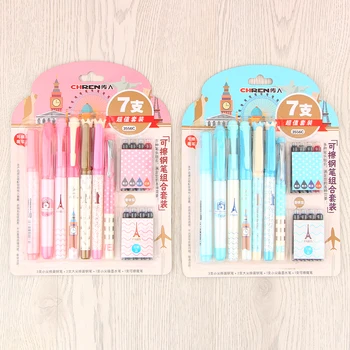 Business Erasable Fountain Pen Refills with Ink Sac for Kids Students Gift Korean Stationery Office School Supplies
Business Erasable Fountain Pen Refills with Ink Sac for Kids Students Gift Korean Stationery Office School Supplies