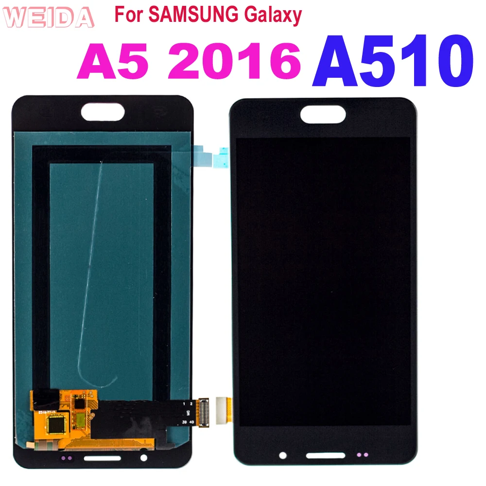 For SAMSUNG Galaxy A5 2016 A510 A510FD A510F A510M LCD Display Touch Screen Digitizer Assembly Replacement Parts No Dead Pixels
For SAMSUNG Galaxy A5 2016 A510 A510FD A510F A510M LCD Display Touch Screen Digitizer Assembly Replacement Parts No Dead Pixels