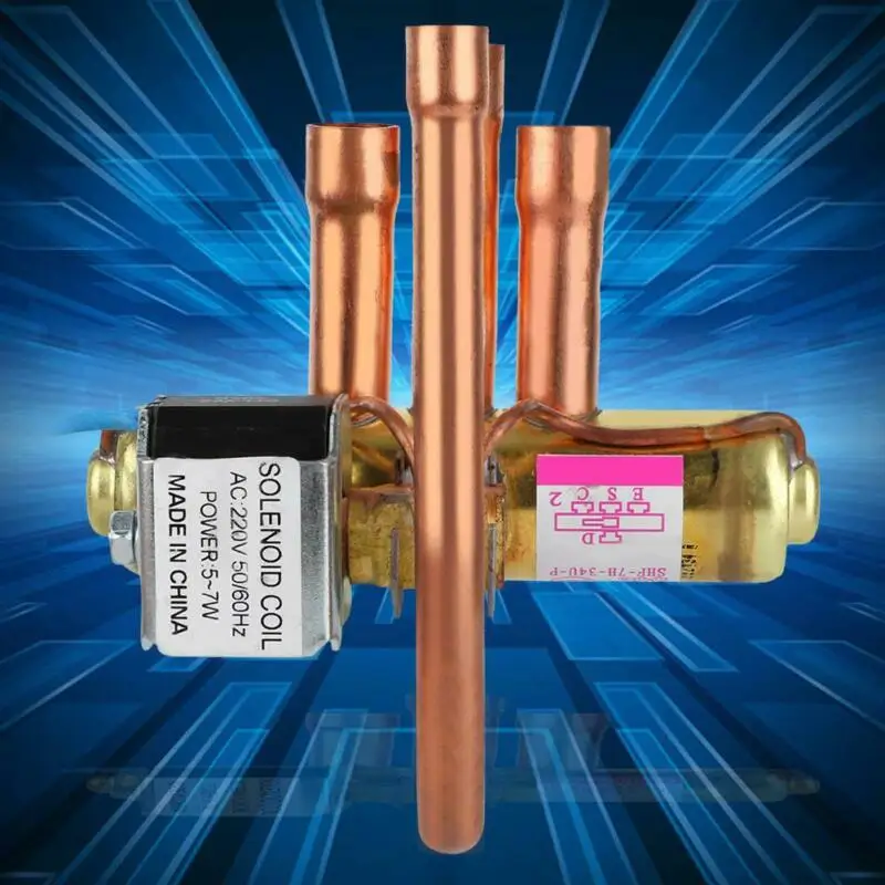 1 * Air Conditioning Four-way Valve Air Conditioning 4-Way Valve Reversing Solenoid Accessory New High Quality
1 * Air Conditioning Four-way Valve Air Conditioning 4-Way Valve Reversing Solenoid Accessory New High Quality