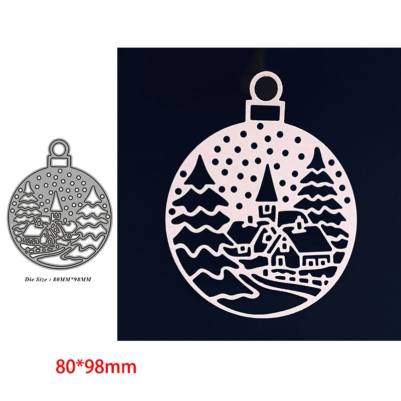 Christmas snow scene tag Metal Cutting Dies Scrapbooking Craft Mold Cut Die Stencil Handmade Paper Card Make Template New Design
Christmas snow scene tag Metal Cutting Dies Scrapbooking Craft Mold Cut Die Stencil Handmade Paper Card Make Template New Design