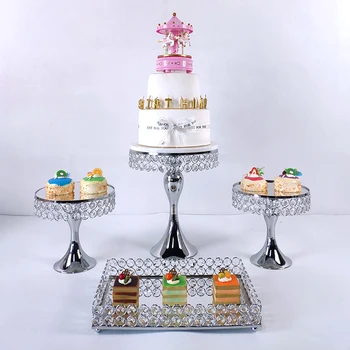 new hot cake stand new silver Wedding Plates Set Metal Round Party Dessert Crystals Cake Stand Cupcake Stand
new hot cake stand new silver Wedding Plates Set Metal Round Party Dessert Crystals Cake Stand Cupcake Stand