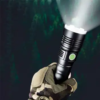 XANES P50 Zoomable Flashlight 3 Modes USB Rechargeable IPX6 Waterproof Torch Light Outdoor Camping Hunting Lantern Spotlight
XANES P50 Zoomable Flashlight 3 Modes USB Rechargeable IPX6 Waterproof Torch Light Outdoor Camping Hunting Lantern Spotlight