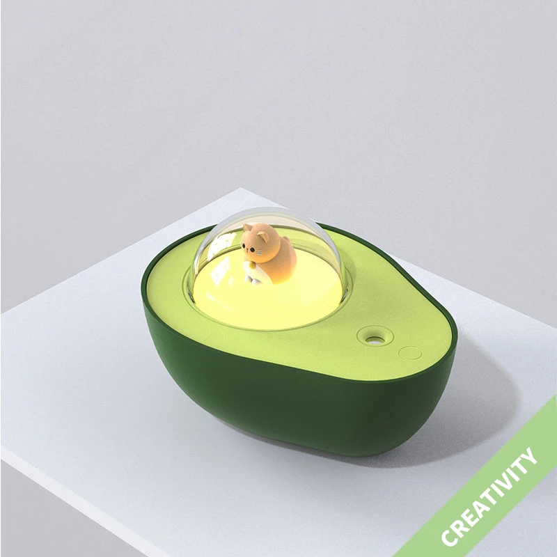 Portable Air Humidifier Avocado Style Desktop Humidifier Night Light Water Diffuser Rechargeable Heavy Fog Mist Maker
Portable Air Humidifier Avocado Style Desktop Humidifier Night Light Water Diffuser Rechargeable Heavy Fog Mist Maker