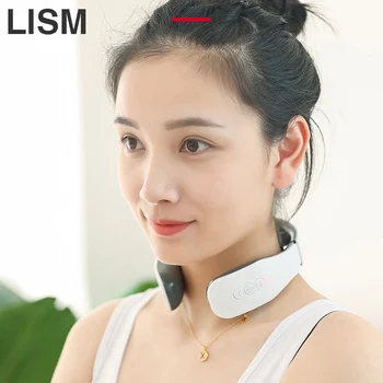 Smart electric pulse electric cervical massager with heat Vibration on the neck Massage tools relieve fatigue back neck Massager
Smart electric pulse electric cervical massager with heat Vibration on the neck Massage tools relieve fatigue back neck Massager