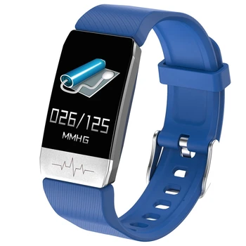T1S Smart Bracelet Body Temperature Fitness Tracker with Heart Rate Monitor Sleep Blood Preasure Sport Watch Blue 
T1S Smart Bracelet Body Temperature Fitness Tracker with Heart Rate Monitor Sleep Blood Preasure Sport Watch Blue