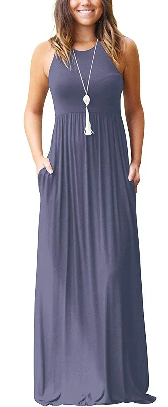 MTJ14312 Women's Sleeveless Dress Casual Loose Summer Maxi Dresses with Pockets Casual Cotton
MTJ14312 Women's Sleeveless Dress Casual Loose Summer Maxi Dresses with Pockets Casual Cotton
